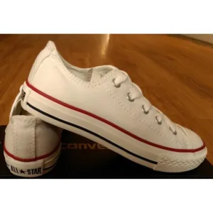 Kids Converse All Star Lo Junior, White