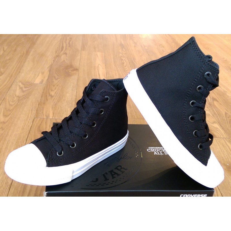 Converse All Star Chuck II Hi - Black/White - Image 2