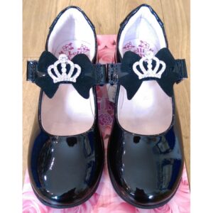 Lelli Kelly Sophia Patent School Shoe - F fitting