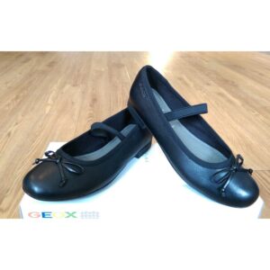 Geox Plie Girls School Ballet Pump - J3455B