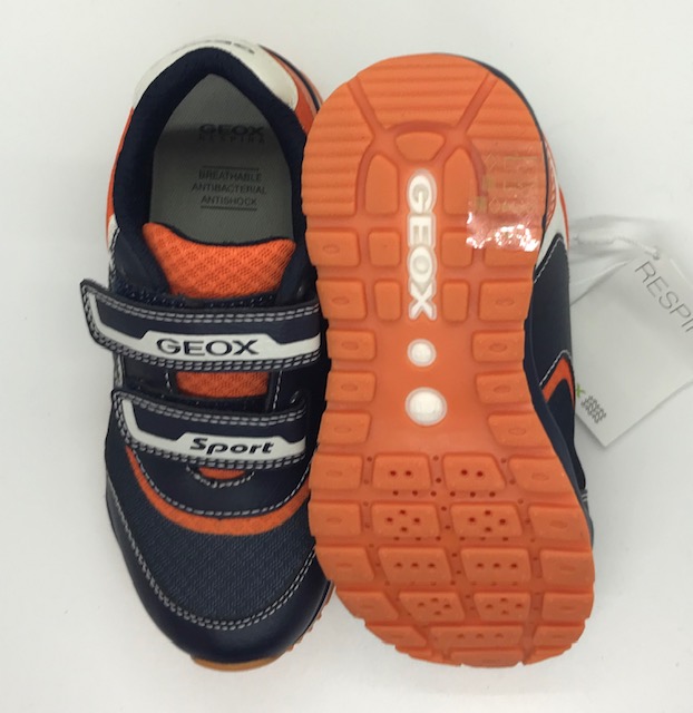 Geox Pavel Trainer - J9215A Navy/Orange - Image 2