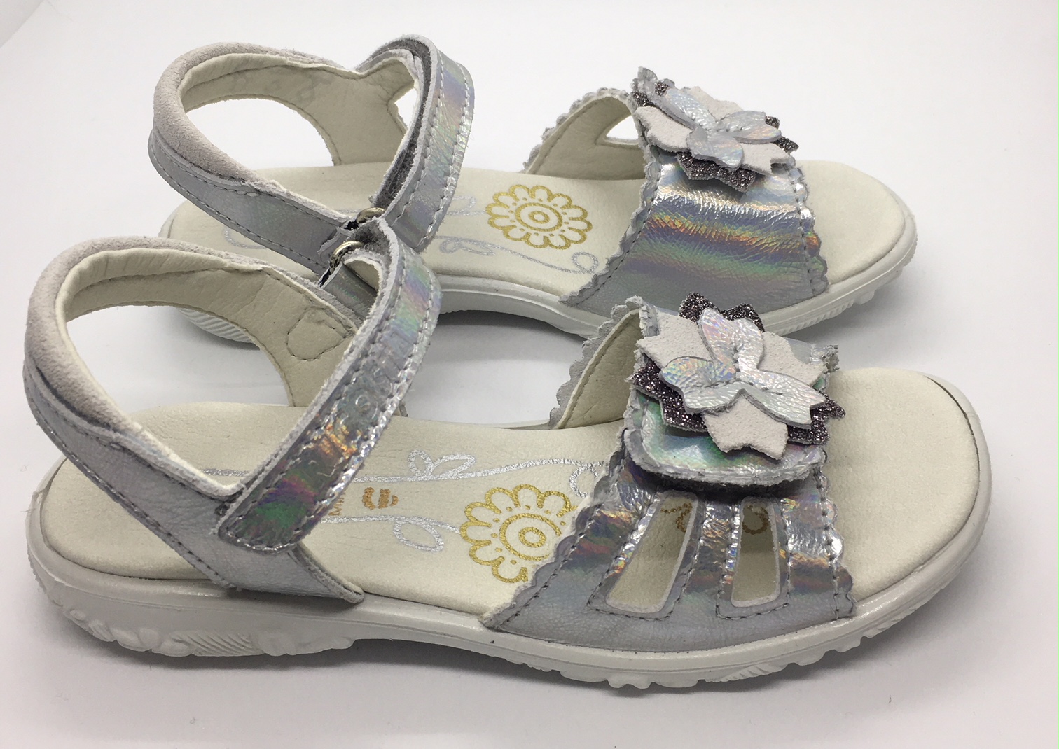 Ricosta Gundi Girls Sandal - Silver - Image 2