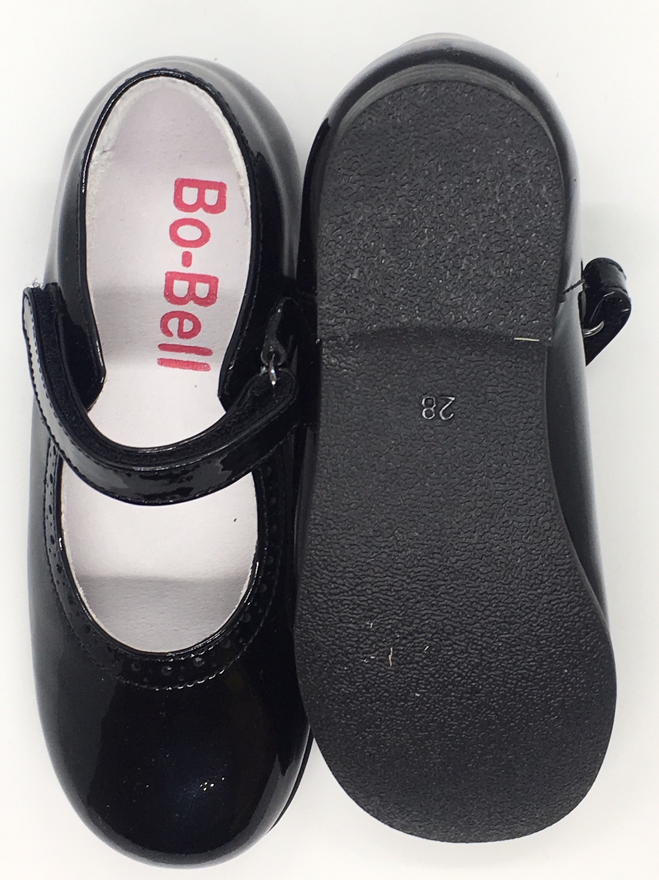 Bo-Bell Orla Girls Black Patent School Shoe - Image 3