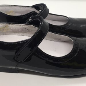 Bo-Bell Orla Girls Black Patent School Shoe