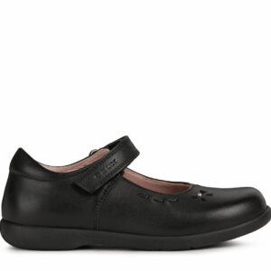 Geox Naimara Leather School Shoe - J