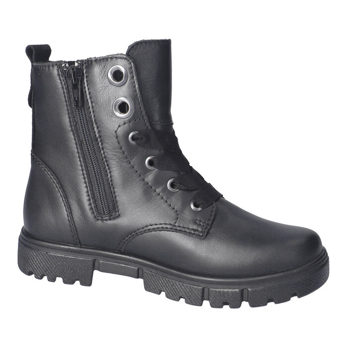 Ricosta Suri Girls Black Leather Waterproof Ankle Boot - Image 2