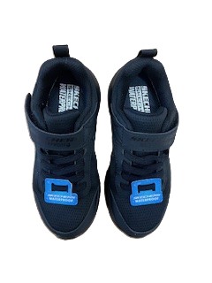 Black Kids Skechers Bounder Dripper Drop Waterproof Trainer - Image 2