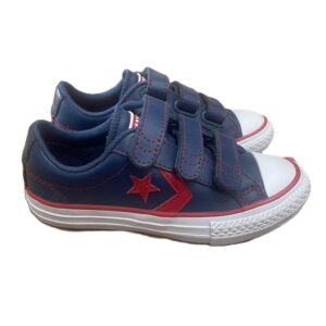 Childrens Converse Star Player 3V Ox - 661919C Navy/Red