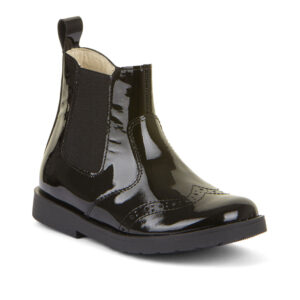 Froddo Black Patent Chelsea Boot - Chelsy G3160217