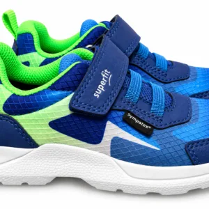Superfit Rush Waterproof Trainer - Blue/Lime